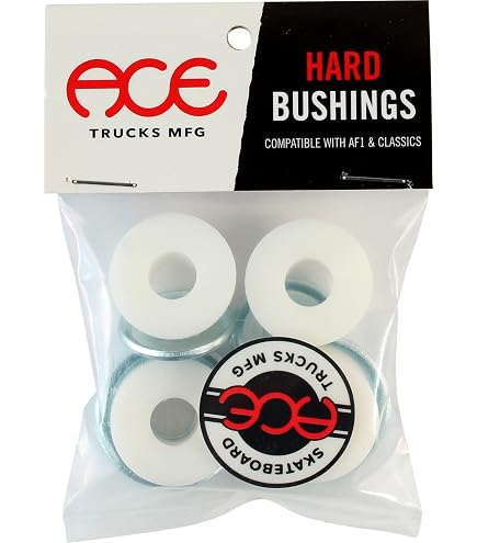 Amazon.com : Ace Hard Bushings Kit 94a/94a White 2pr : Sports
